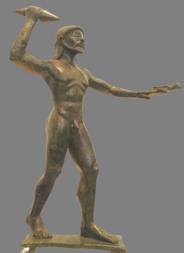 Zeus-figur fra Ambrakia. Klik for mere.